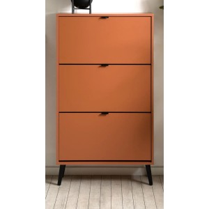 Furn.Design Schuhschrank in Terracotta 70 x 125 cm Aldan