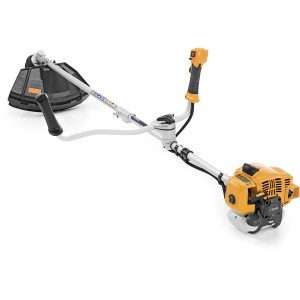 Stiga BC 330 AB Benzin-Motorsense mit Bikehandle-Griff und Tragegurt.