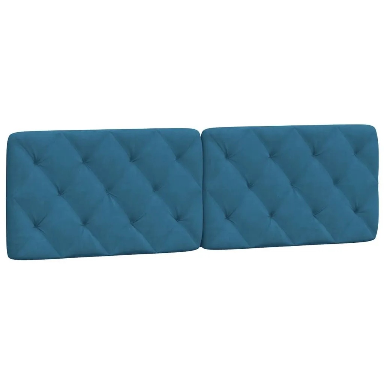 vidaXL Kopfteil-Kissen Blau 160 cm Samt 374737 günstig online kaufen