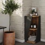 Vicco Midischrank Benno Anthrazit 32 x 71 mit Offenen Ablagen_5