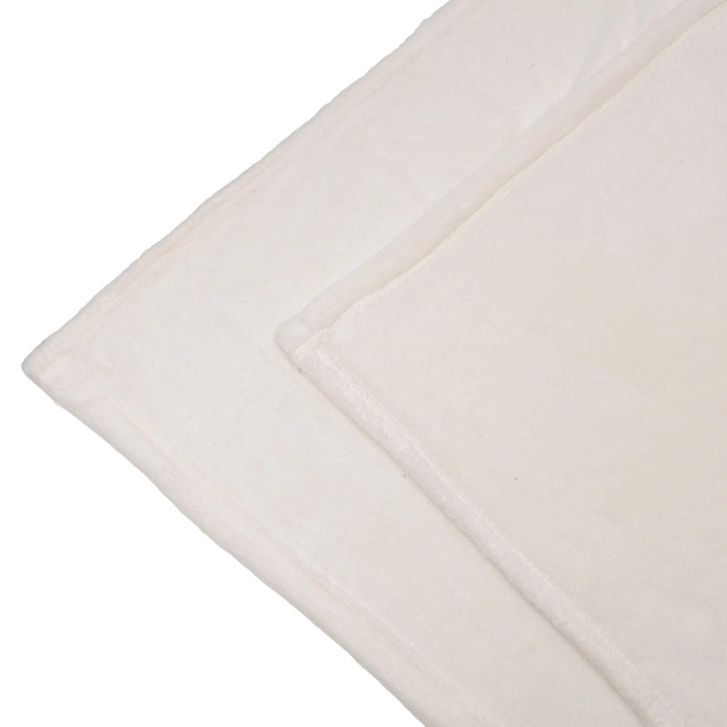 Beautissu Aurelia Decke in Natur, 150x200cm, flauschige Wohndecke.