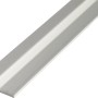 Alberts Griffprofil aus Aluminium, 13x40x2000 mm, ideal für Schubladen und Türen.