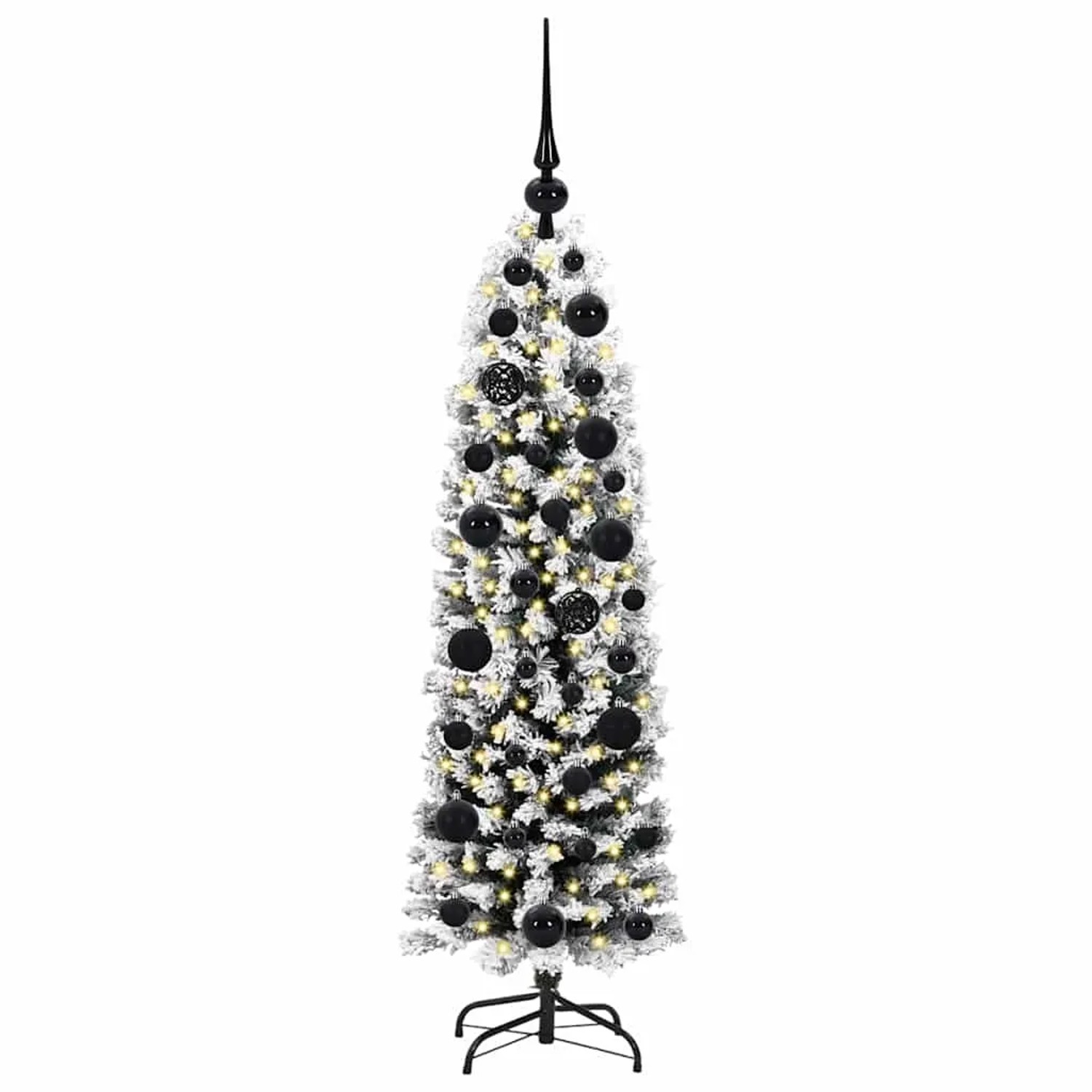 vidaXL Künstlicher Weihnachtsbaum mit 150 LEDs mit Ständer Grün 120 cm 3394997