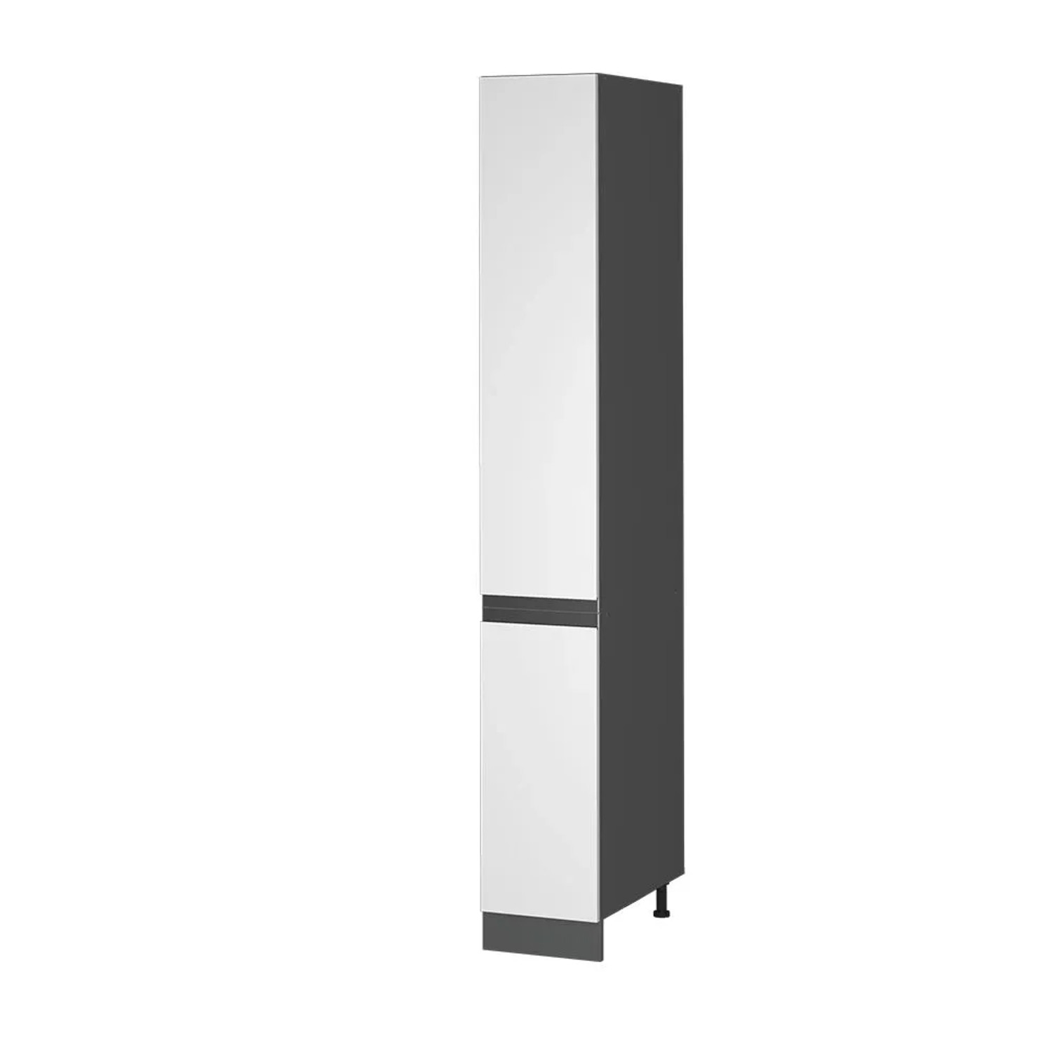 Vicco Apothekerschrank R-Line Medizinschrank für die Küche Weiß Anthrazit 30 cm J-Shape