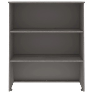 Hellgraues Highboard-Oberteil HAMAR aus Massivholz, 85x100cm, für Kommoden & Sideboards.