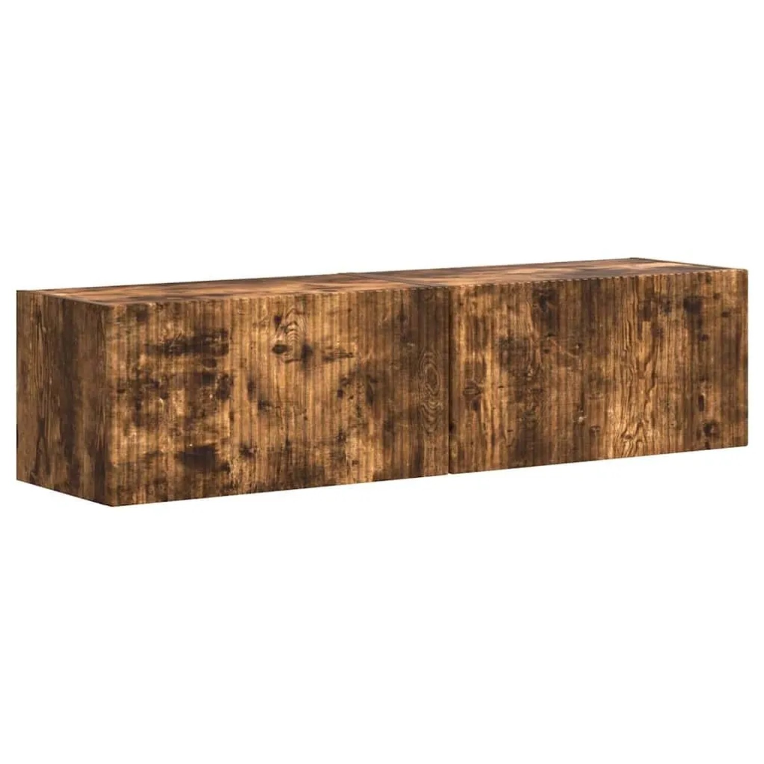 vidaXL TV-Wandschrank 2 Stk Geräucherte Eiche 60 x 31 x 29,5 cm 892200