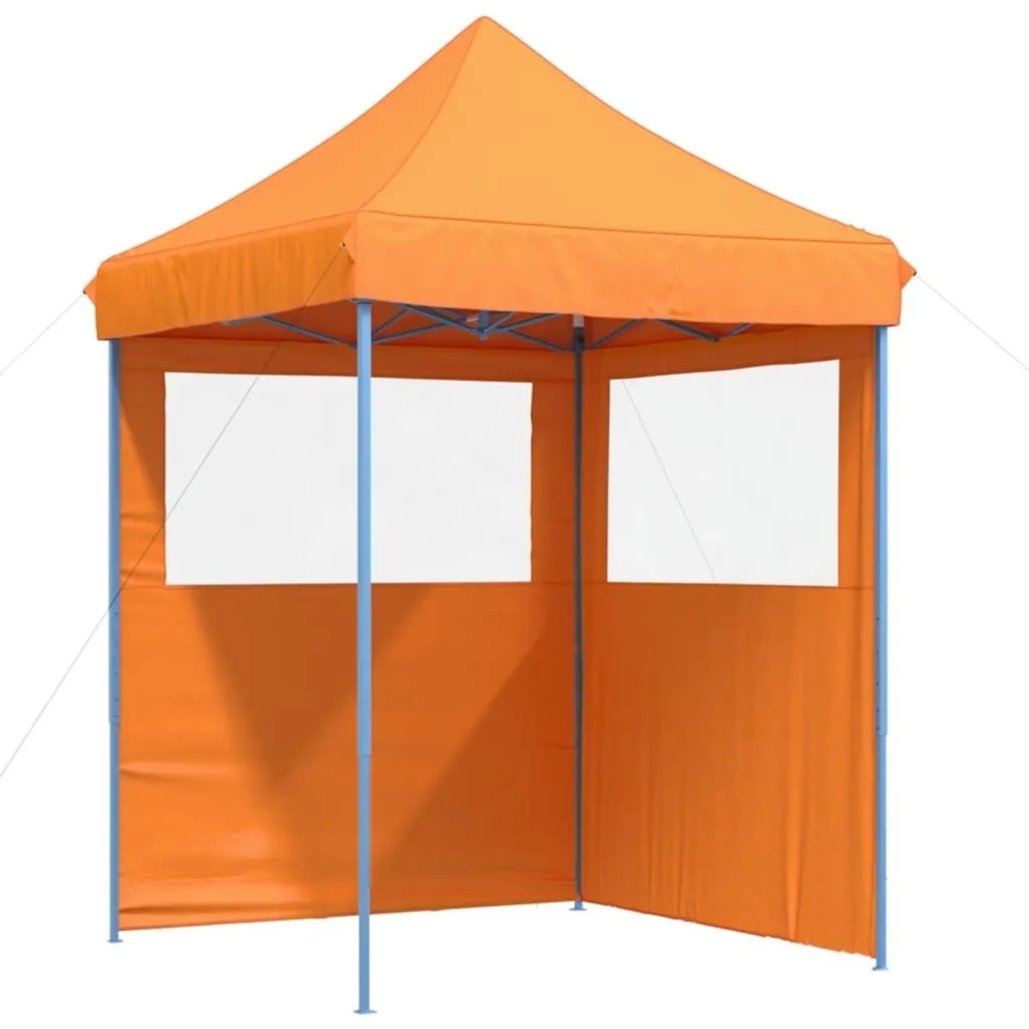 vidaXL Partyzelt Faltbar Pop-Up mit 2 Seitenteilen Orange 4004993