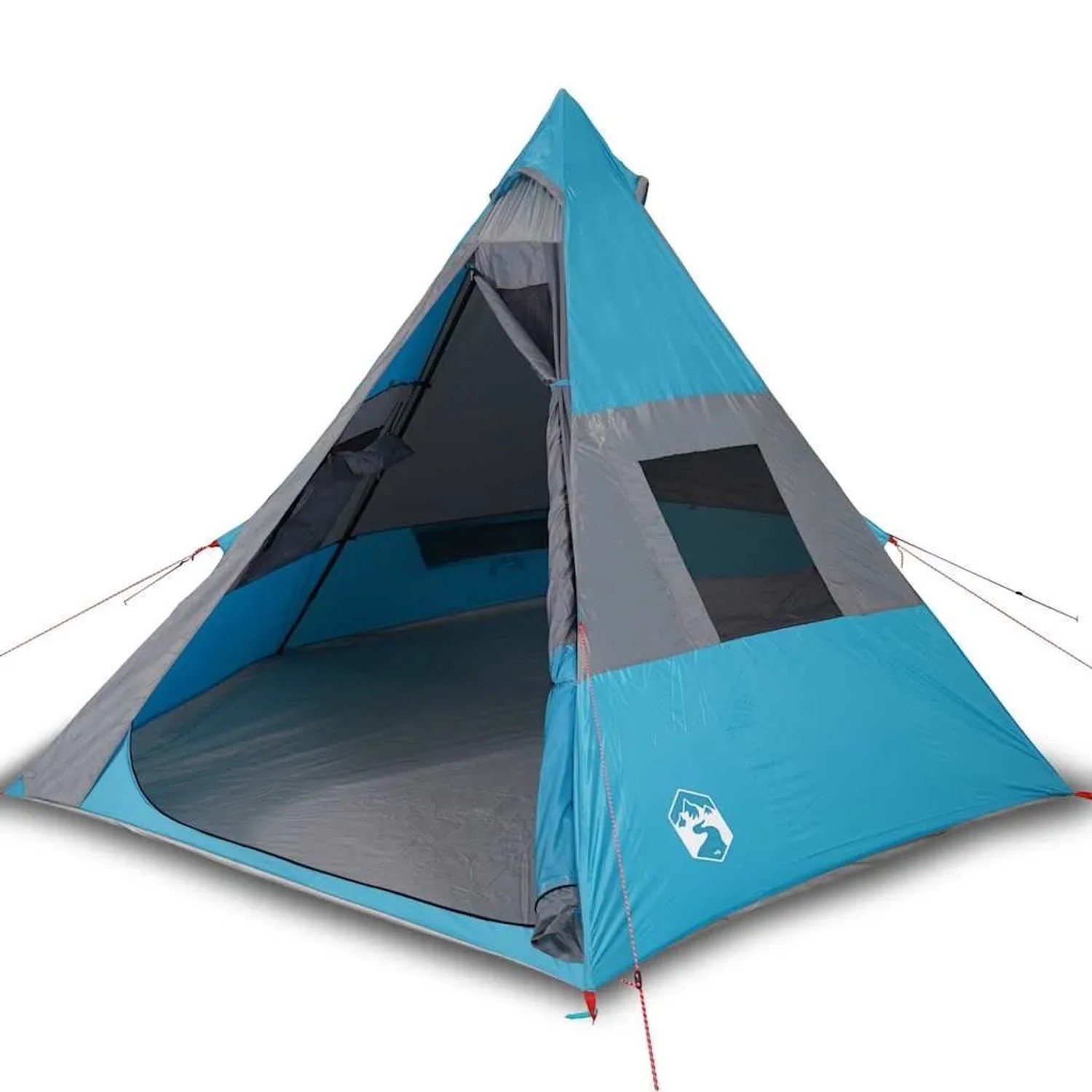 Furnicato Campingzelt Tipi Blau 350 X 350 X 280 Cm