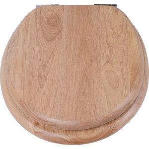 baliv WC-Sitz Limay aus Holz mit Absenkautomatik, Holzkern, natürliche Holzmaserung.