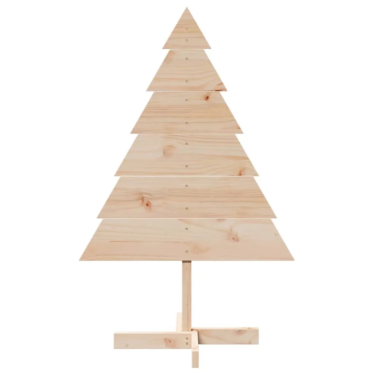 vidaXL Weihnachtsbaum zum Schmücken 110 cm Massivholz 4019700