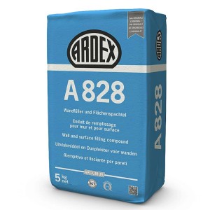 Ardex A 828 Wandfüller 5 kg Sack, geeignet zum Spachteln und Füllen von Wänden und Decken.