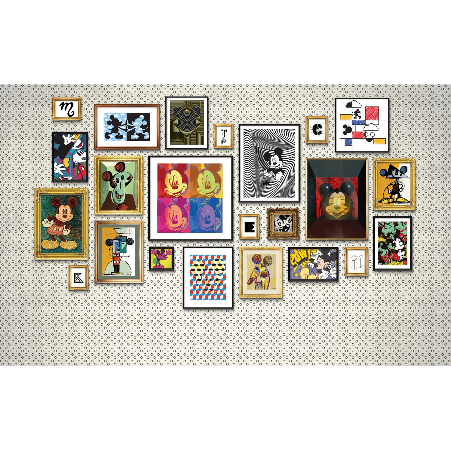 Komar Fototapete Vlies Mickey Art Collection  400 x 250 cm