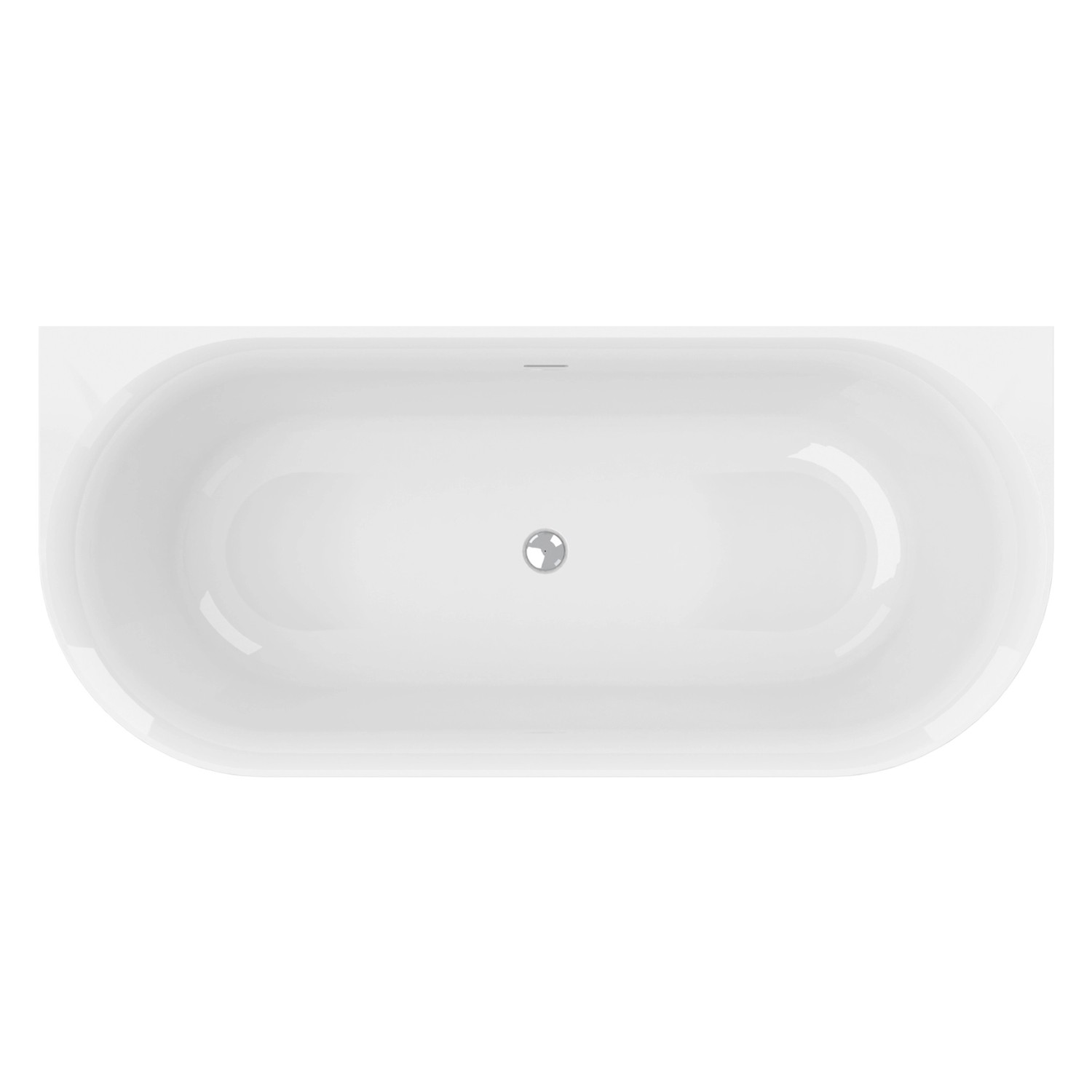 Ottofond Badewanne Mince 170 cm Weiß