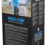 Verpackung des schwarzen Vornado Tower L Standventilators mit Produktinformationen.