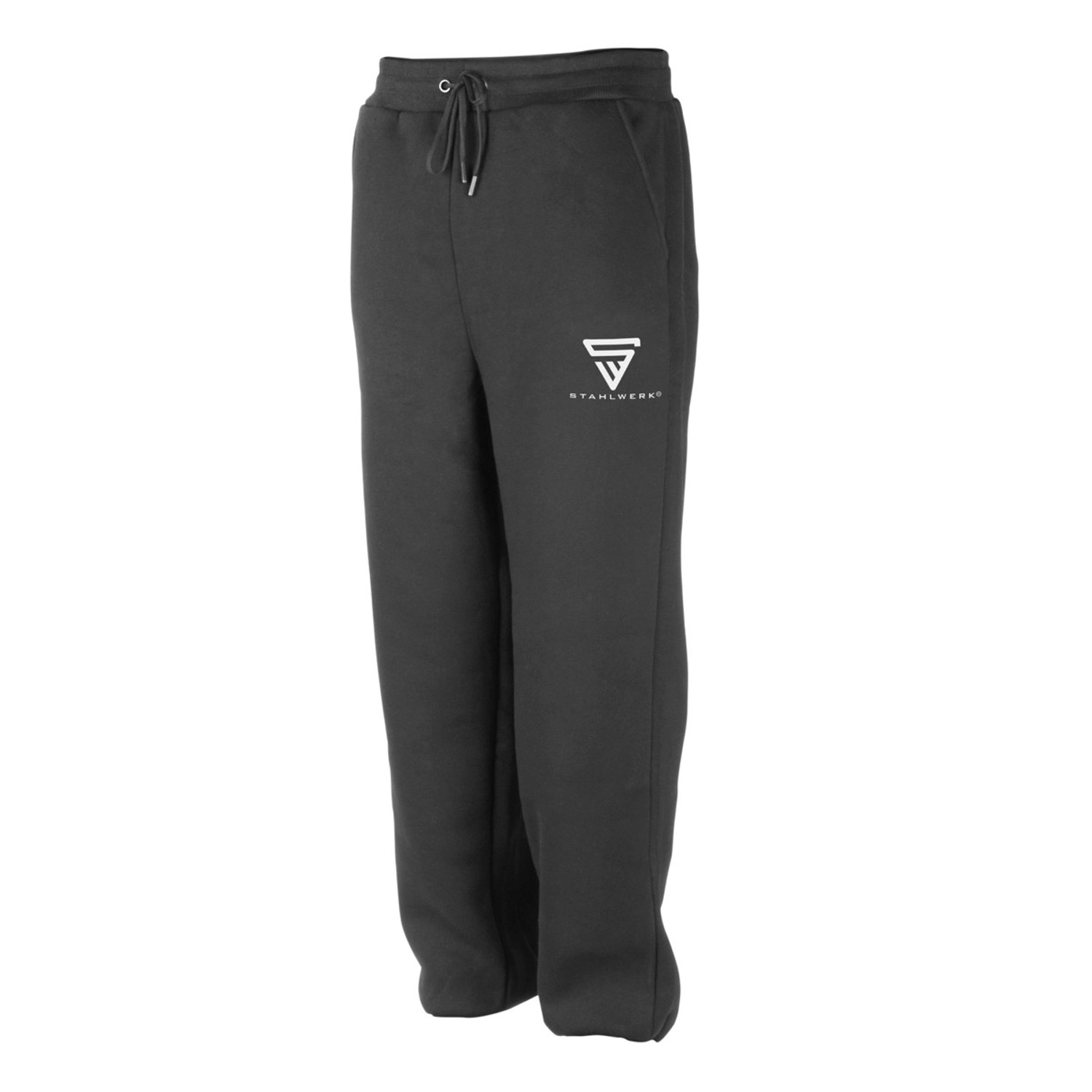 STAHLWERK Jogginghose Schwarz Größe L aus 70% Baumwolle und 30% Polyester