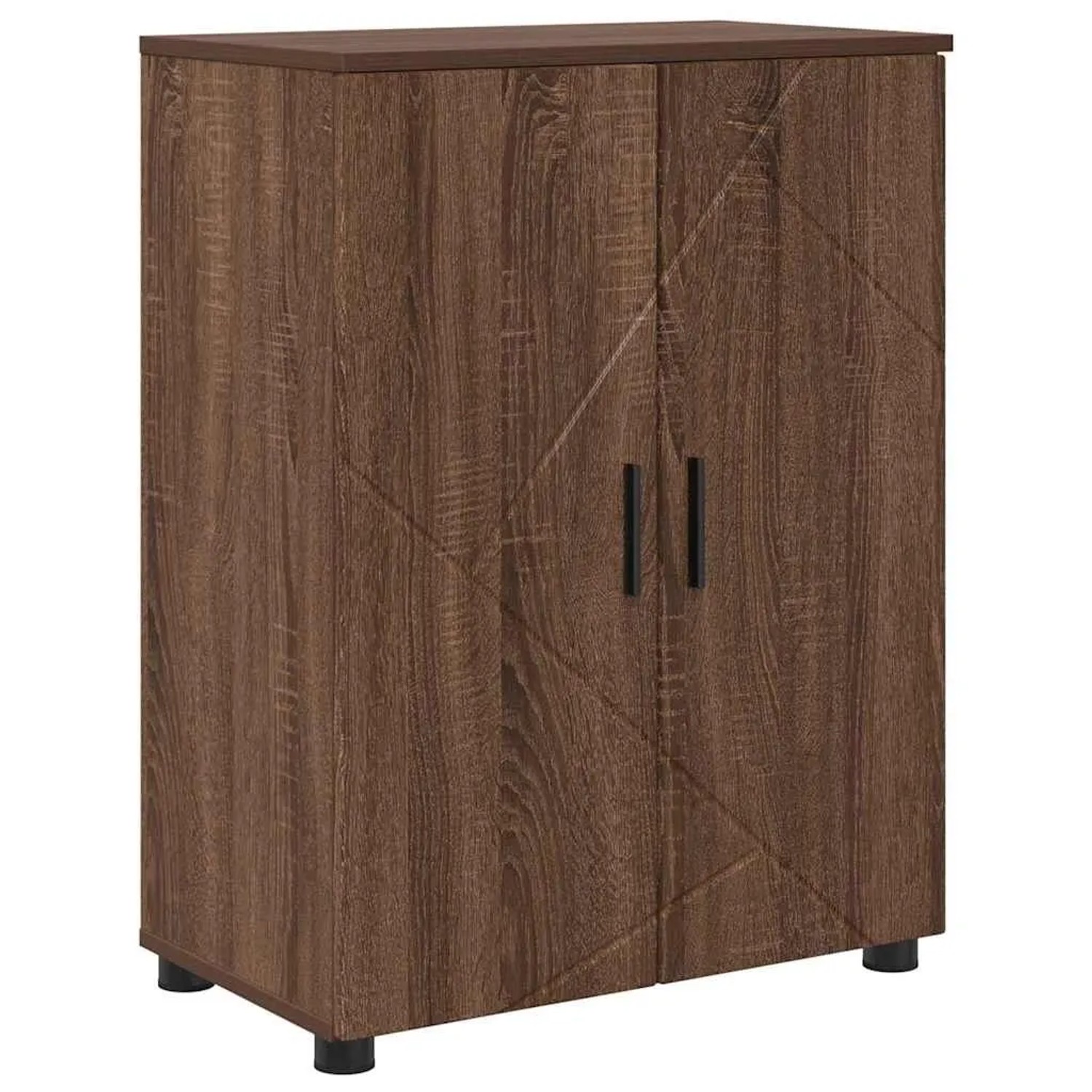 vidaXL Badezimmerschrank mit Tür Braun Eichen-Optik 60 x 35 x 80 cm 883311 günstig online kaufen