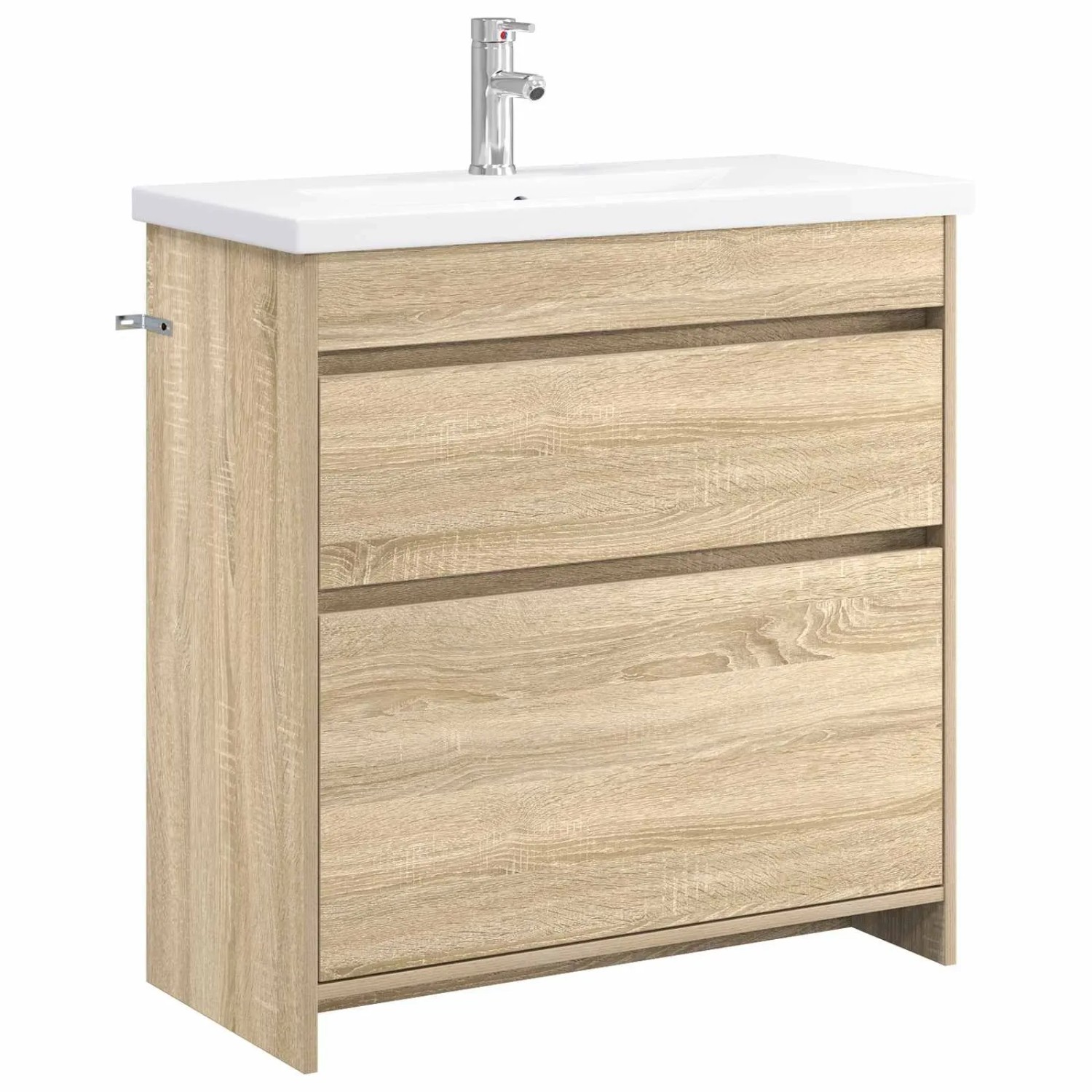 vidaXL Badezimmermöbel-Set Sonoma-Eiche 81 x 40 x 84,5 cm 3404268