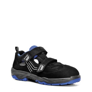 Elten Sicherheitssandale Ambition Blue Easy ESD S1 Gr. 47, Arbeitsschuh mit Klettverschluss.