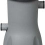 Bestway 800 gal Pool Filterpumpe, Kartuschenfilter für Pools. Graues Gehäuse mit Anschlüssen.
