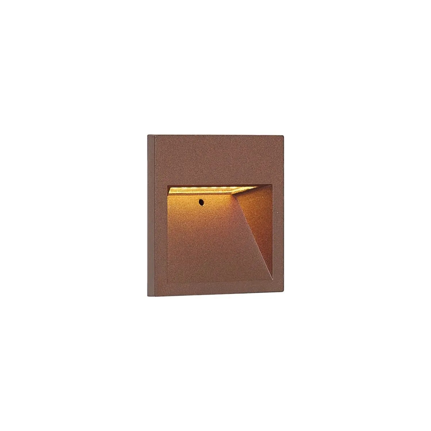QAZQA Moderne Wandleuchte RostBraun Quadratisch inkl  LED IP54 Gem