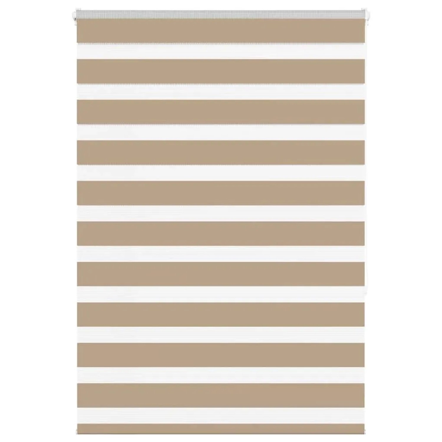 vidaXL Doppelrollo Sandbraun 115x150 cm Stoffbreite 110,9 cm Polyester 4014 günstig online kaufen