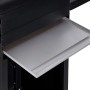 Detailaufnahme: Enders eCrave 2 Elektrogrill, schwarzer Grill mit Ablage.