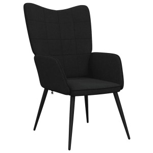 vidaXL Relaxsessel Schwarz Stoff 327947
