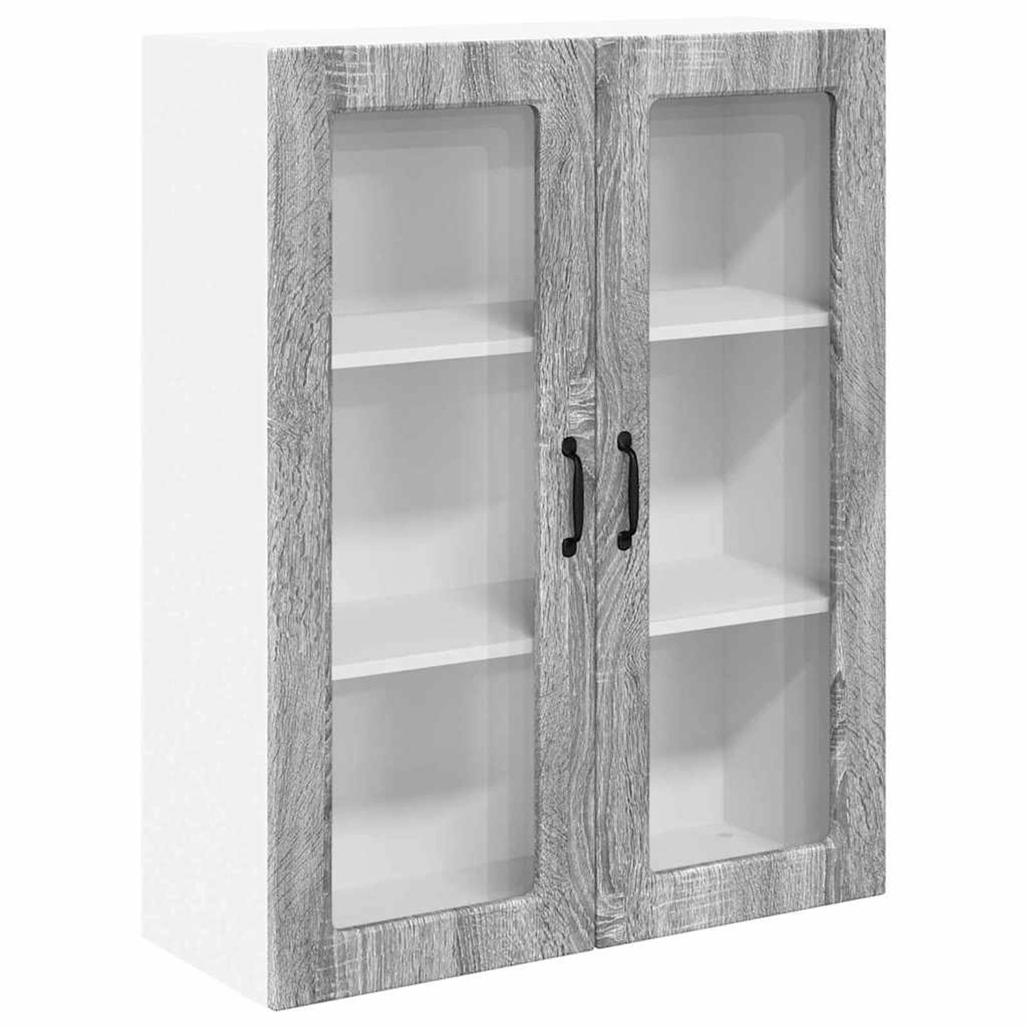 vidaXL Küchenwandschrank Graues Sonoma 80 x 31 x 100 cm Holzwerkstoff 88481 günstig online kaufen
