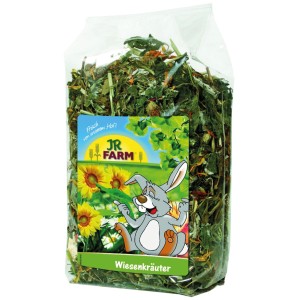 JR Farm Wiesenkräuter 150g, Ergänzungsfutter für Nager mit Wiesengräsern und Kräutern.