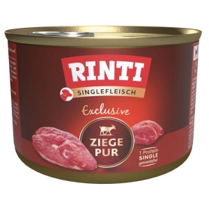 Rinti Hunde-Nassfutter Singlefleisch Exclusive Ziege 185 g