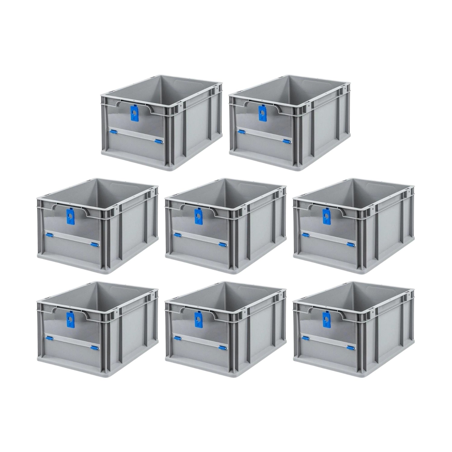 PROREGAL SuperSparSet 8x Eurobox NextGen Insight Cover HxBxT 22 x 30 x 40 2 günstig online kaufen