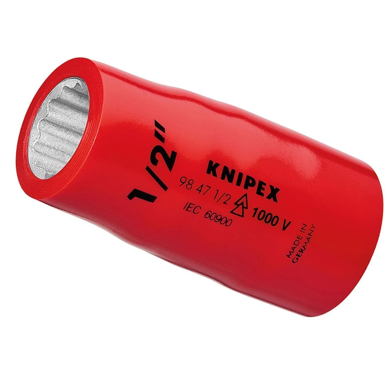 Knipex 1X Steckschlüsseleinsatz  Doppel Sechskant  Mit Innenvierkant 1 2 Zoll 98471 2 Zoll