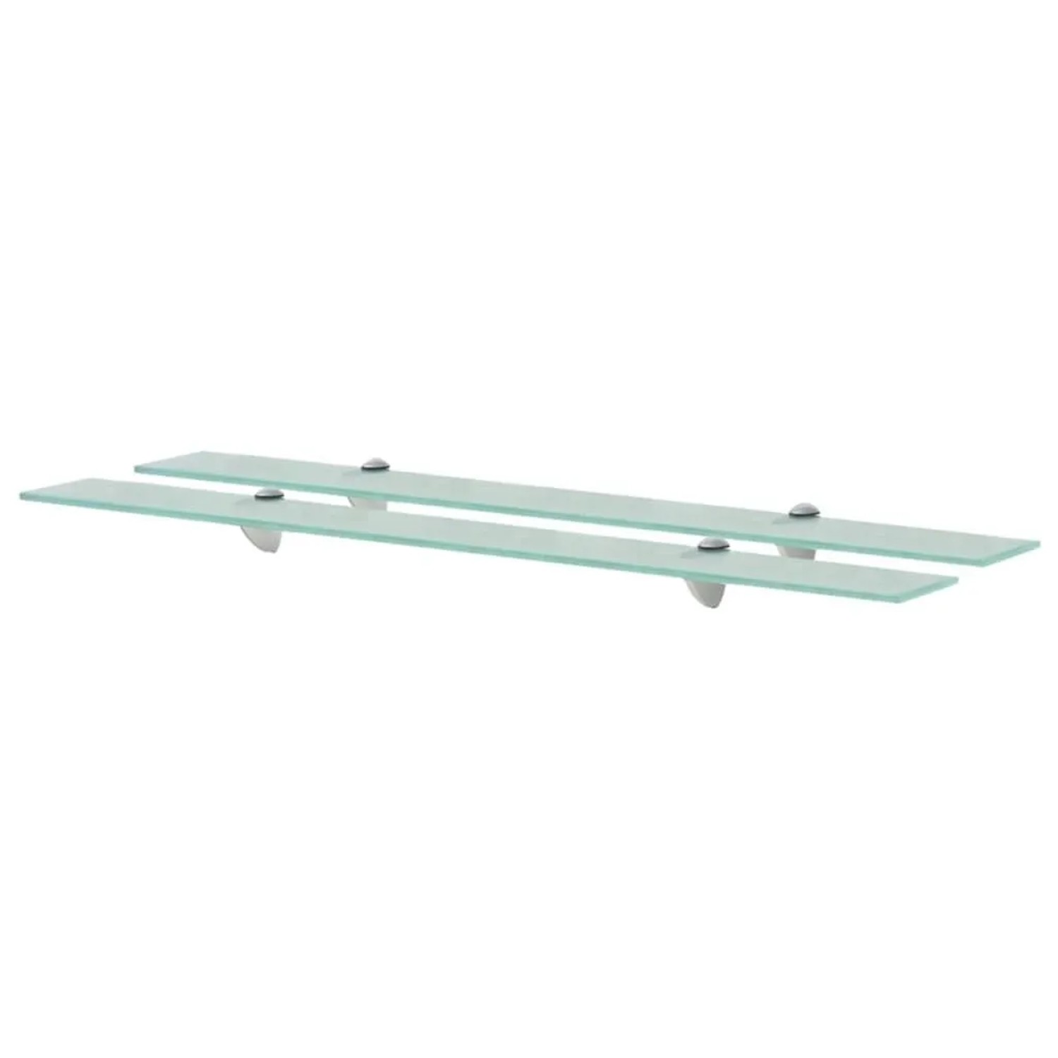 vidaXL Schweberegale 2 Stk Glas 90x20 cm 8 mm 3051524