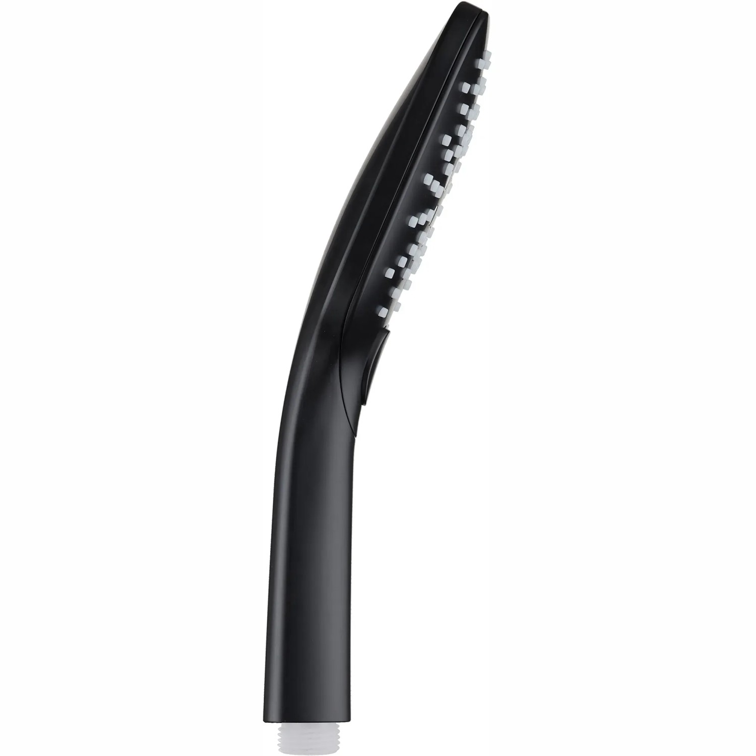 Eckige, mattschwarze Handbrause des baliv Brausesets HBS-150.11.