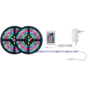 Paulmann SimpLED Motion Set: 10m RGB LED-Streifen mit Fernbedienung und Netzteil.