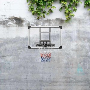 vidaXL Basketballkorb Transparent 90x60x2,5 cm Polycarbonat 93669