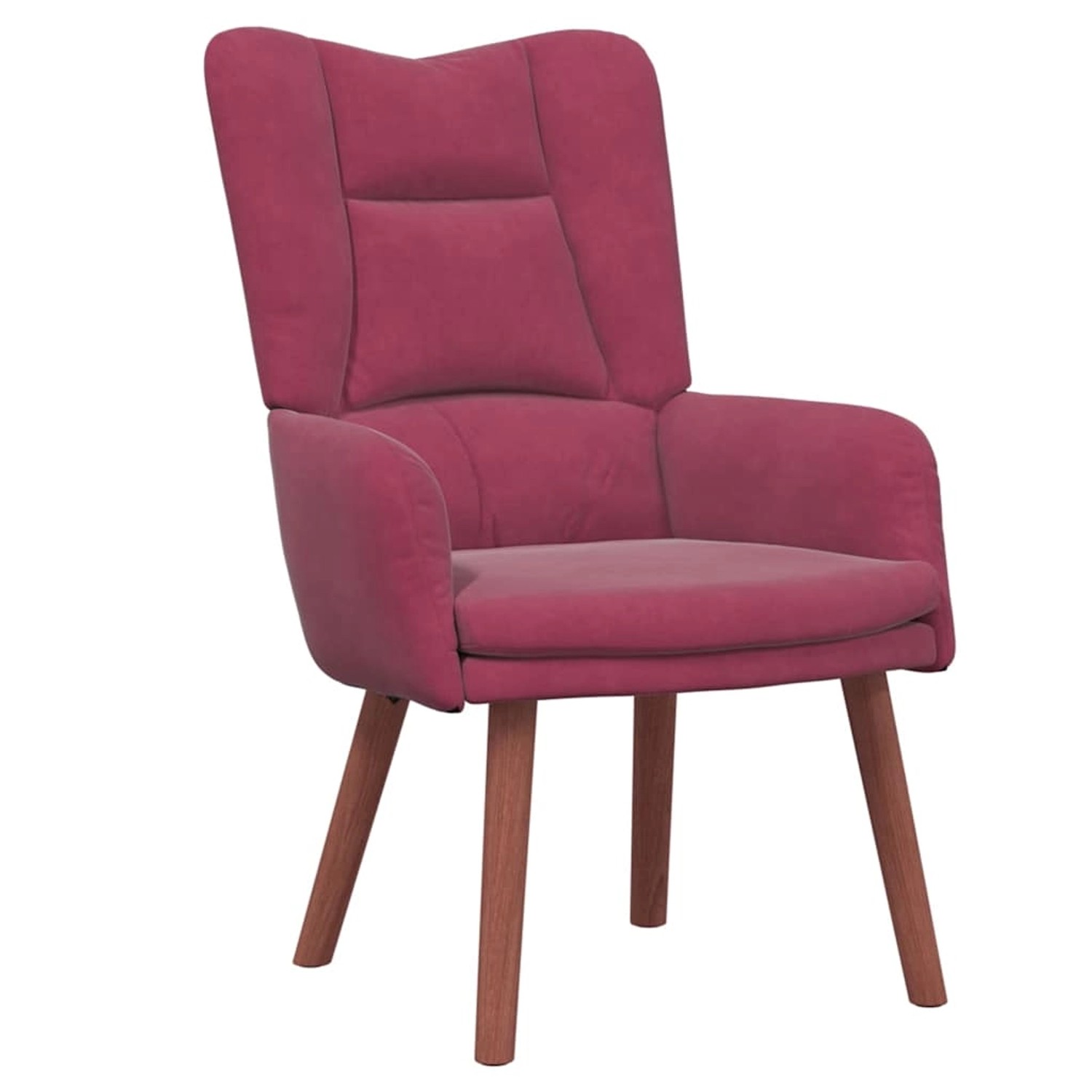 vidaXL Relaxsessel Weinrot 63 x 67 x 94 cm Samt 42001808 günstig online kaufen