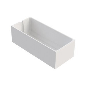 Ottofond Wannenträger Nixe/Viva für Badewannen 170x75 cm, weiße Hartschaum-Konstruktion.