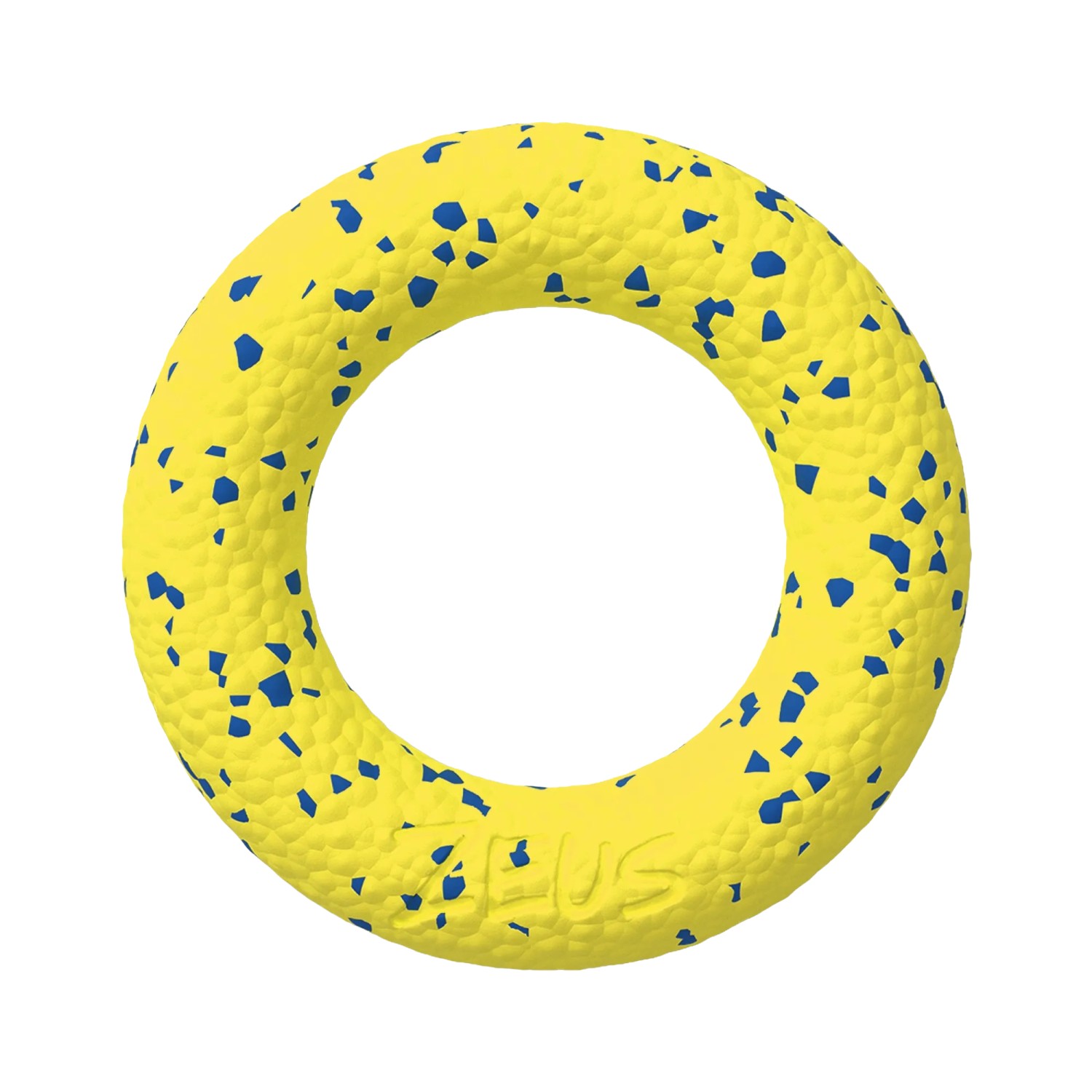 Zeus Hundespielzeug Nitro Ring Ø 16 cm Gelb-Blau