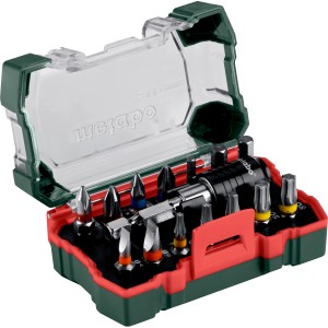 Metabo Bitbox SP, 15-teiliges Bitset mit Farbcodierung und magnetischem Bithalter.