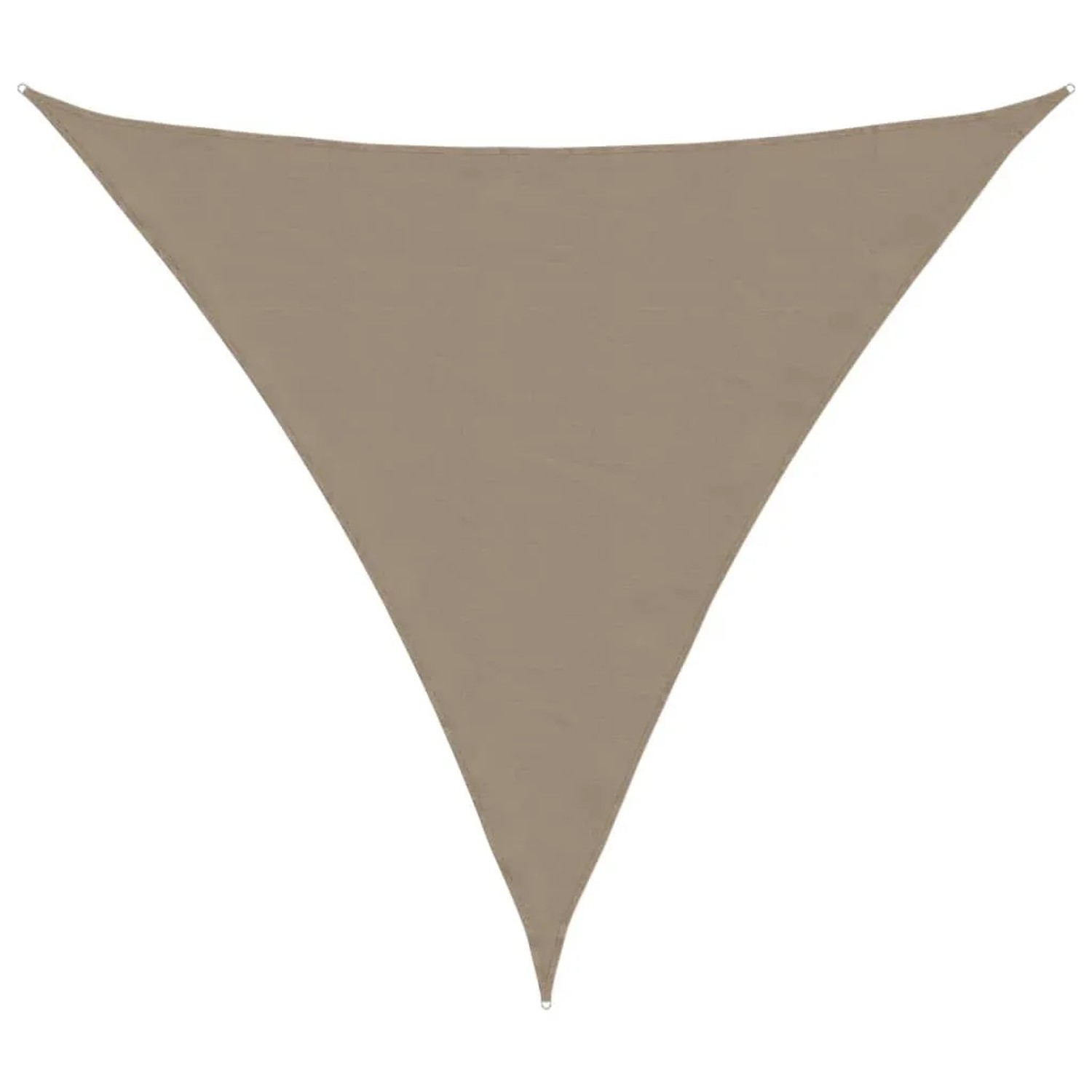 vidaXL Sonnensegel Oxford-Gewebe Dreieckig 4,5x4,5x4,5 m Taupe 135453