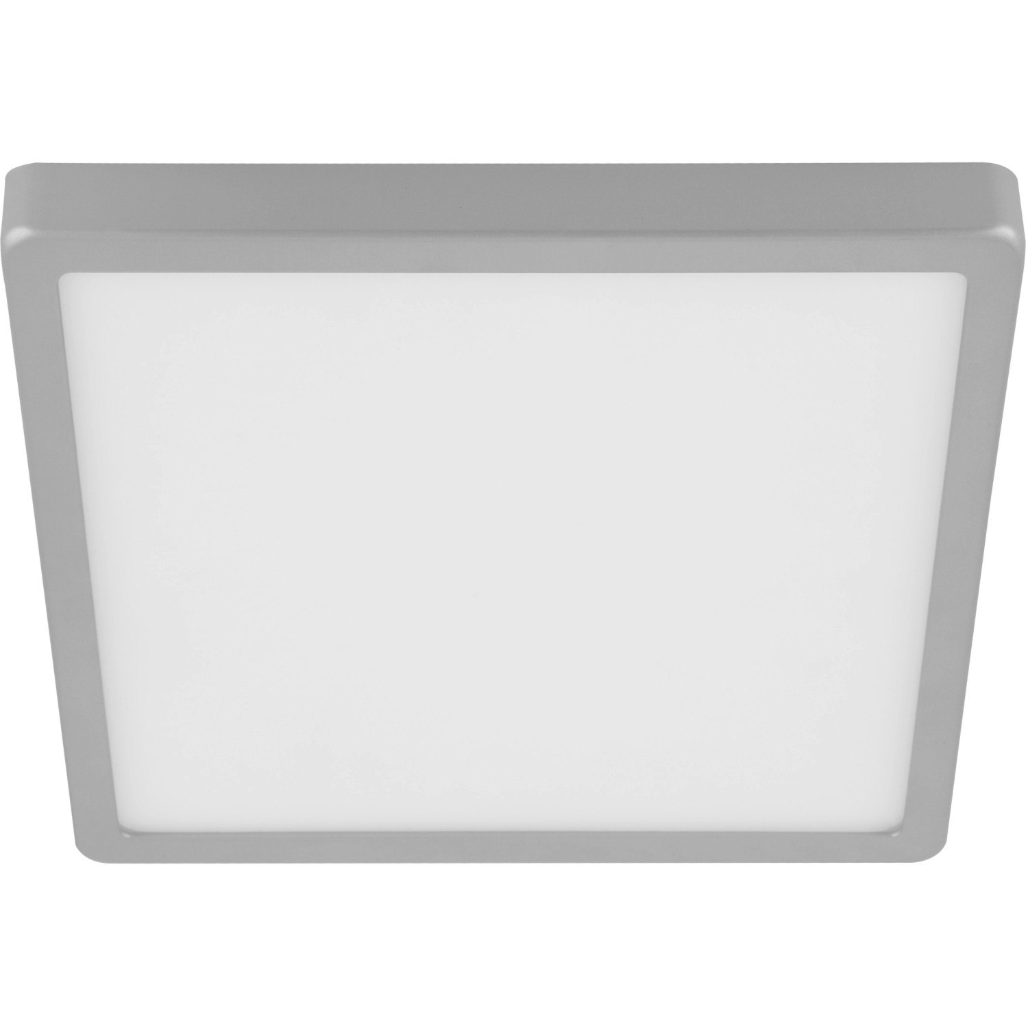 Eglo LED-Deckenleuchte Molay 28,5 cm x 28,5 cm Silber günstig online kaufen