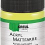 Kreul Acrylfarbe Matt Lemon, 50 ml, für Bastelarbeiten.