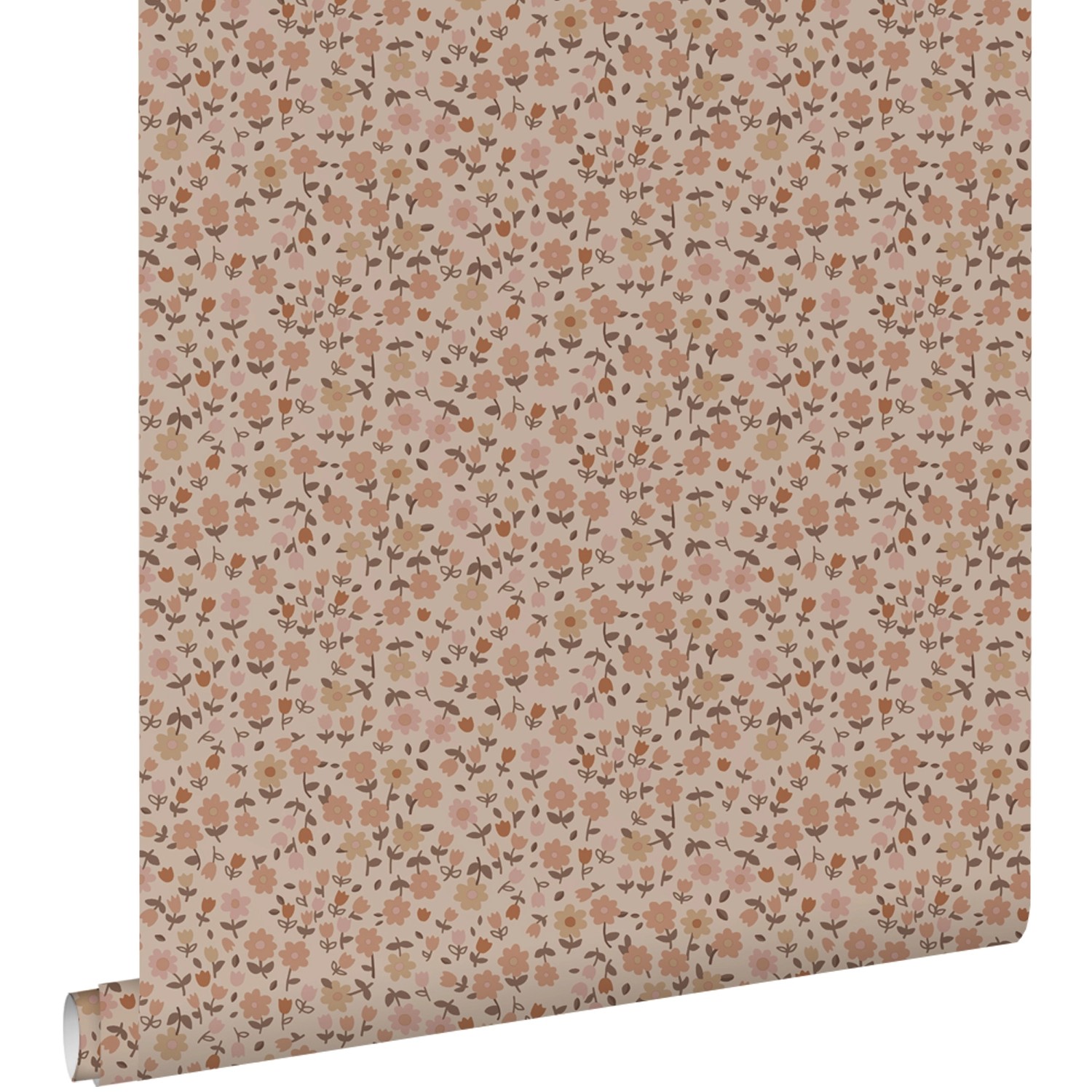ESTAhome Tapete Blumen Terrakottarosa 53 cm x 10.05 m günstig online kaufen