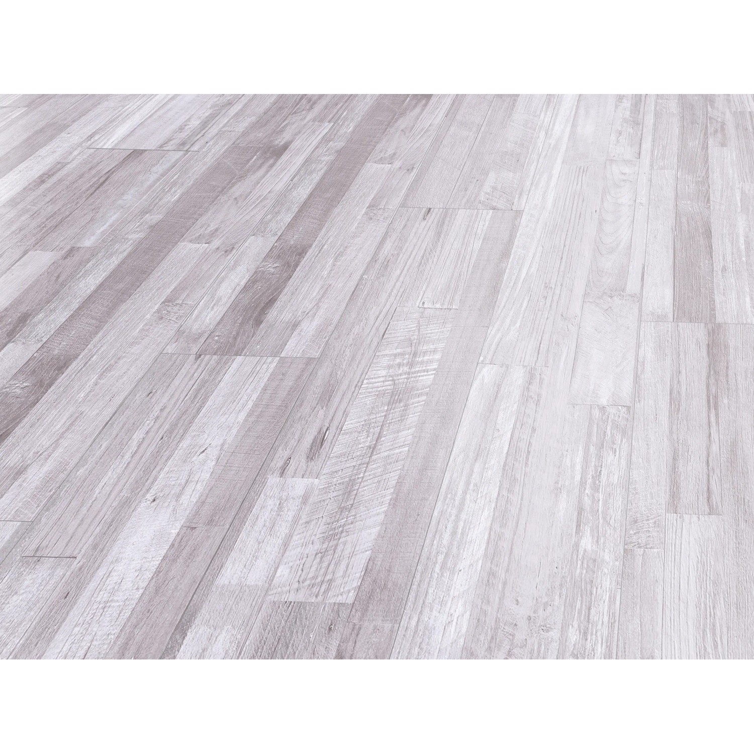 Heller Laminatboden im Pinie Sea Pine Hell Dekor mit Holzstruktur für Wohn- und Gewerberäume.