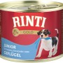 Rinti Gold Junior Geflügel Nassfutter für Hunde, Alleinfutter in Dose.