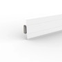 Weiße Kabelkanalleiste Cubica 60 sk, 22x60x2500 mm, zur unsichtbaren Kabelverlegung.