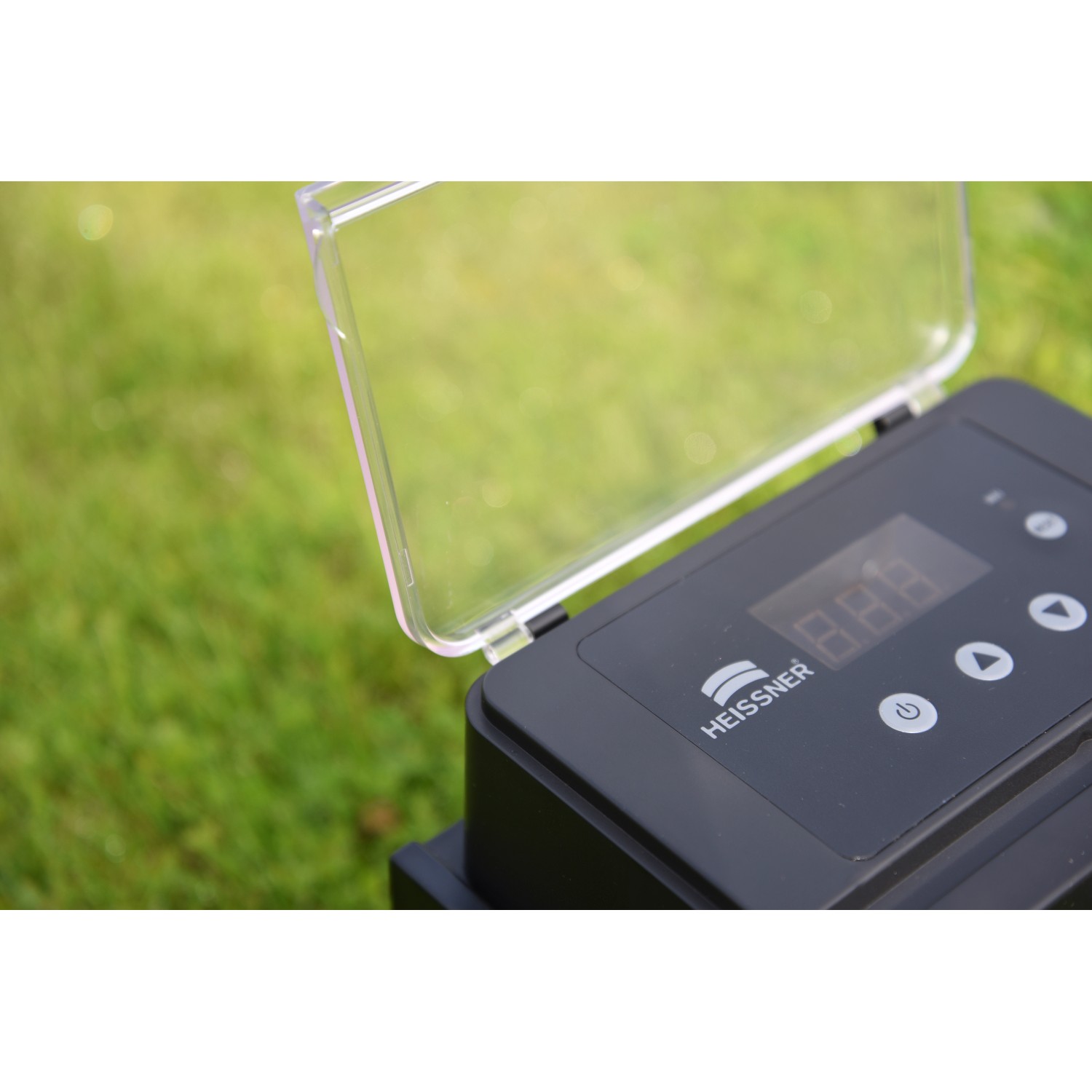 Heissner Aqua Craft Smart Steuerung für Teichpumpe mit Display und Tasten.
