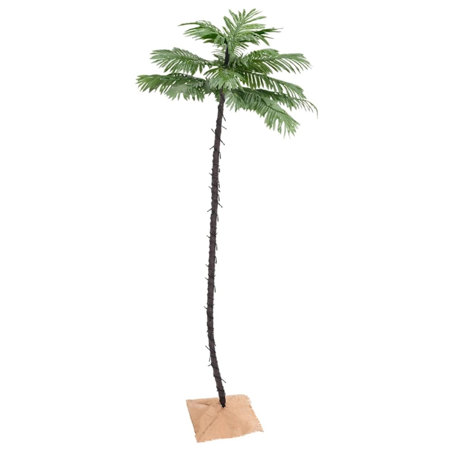 Thumbnail - vidaXL Künstliche Palme mit 192 LEDs Warmweiß 300 cm