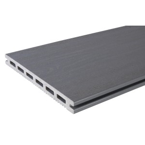 Kovalex Terrassendiele WPC XL, steingrau, 300 cm. Wetterfeste Diele für die Terrasse.